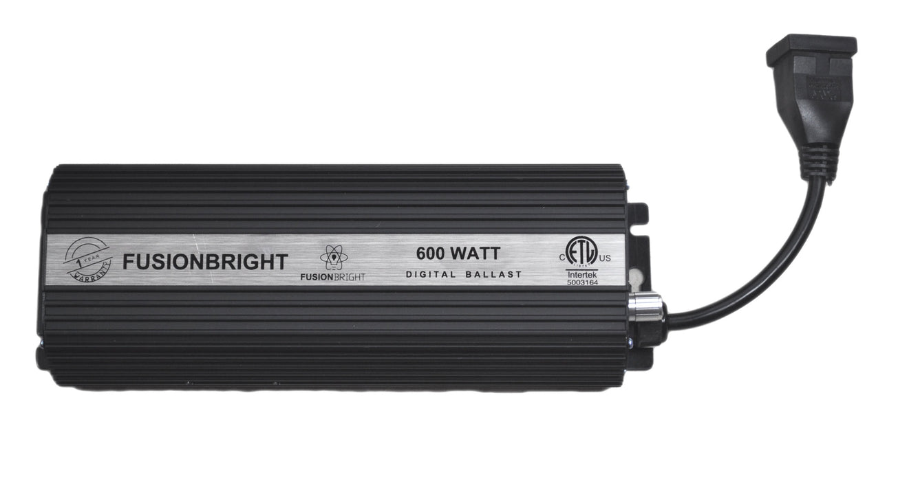Ballast électronique à intensité variable de 600 watts Fusion Bright