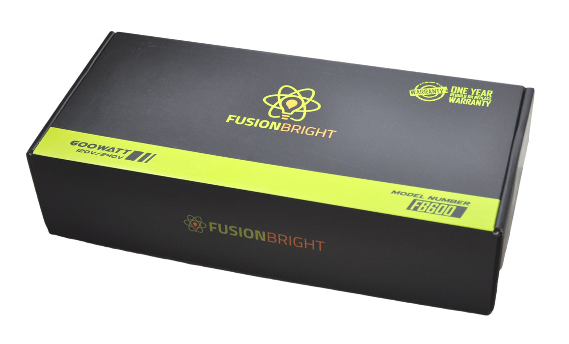 Ballast électronique à intensité variable de 600 watts Fusion Bright