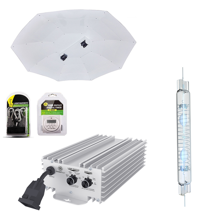 1000 Watt Square Wave Dimmable DE CMH Parabolic Kit 0-10 Controllable
