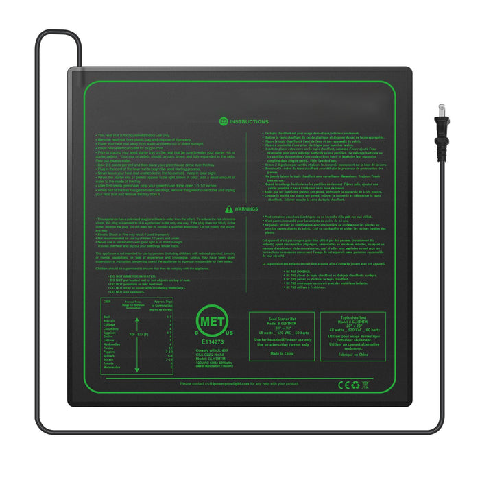 SEEDING HEAT MAT 20" x 20.75"