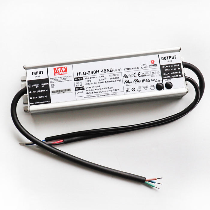 Pilote LED Meanwell HLG-240H-48B