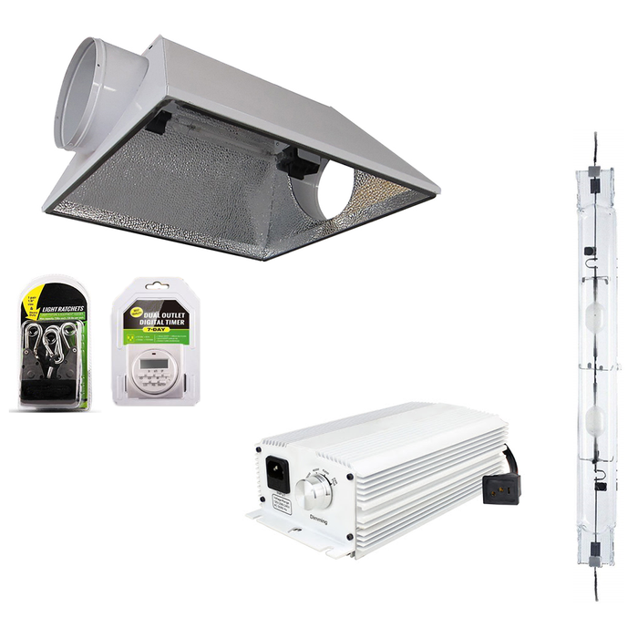 630 Watt Square Wave Double Ended (DE) Hood Reflector Kit
