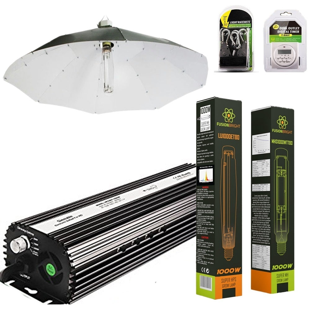 1000 Watt Grow Light Parabolic Reflector HID Kit — GrowLights Canada