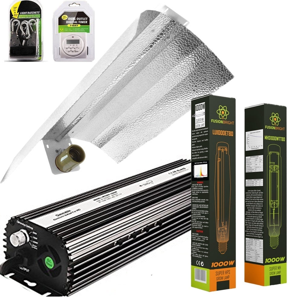 1000 Watt Grow Light Wing Reflector HID Kit — GrowLights Canada