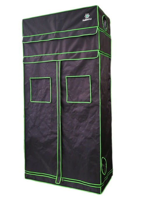 4' x 2' x 7' to 8' Fusion Hut 1680D Height Adjustable Grow Tent