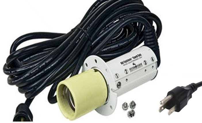 Cordon de lampe avec douille E26 + Cordon d'alimentation 110V/120V